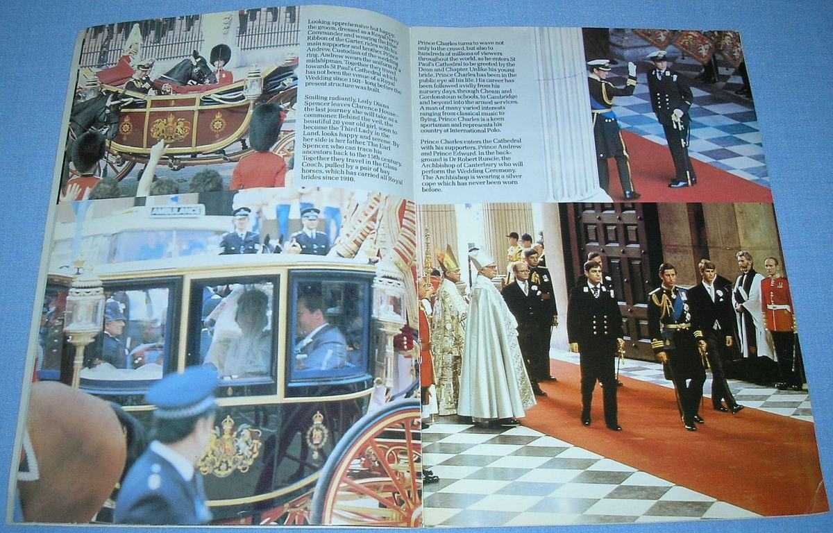 Dzień królewskiego ślubu Książe i Księżna Walii Diana