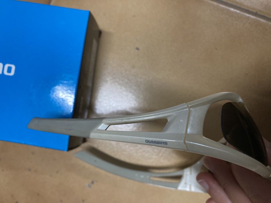 Óculos Shimano CE-S50X beges novos