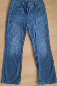 Szerokie spodnie jeansowe r.38 M&S
