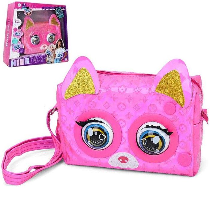 Інтерактивна сумочка кліпає, звуки, музика, реагує на дотик