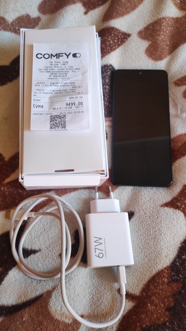 Xiaomi Redmi Note 12 pro Graphite Gray