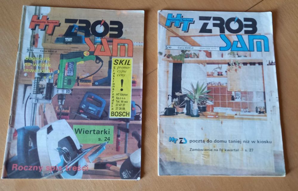 stare numery czasopisma "Zrób Sam"