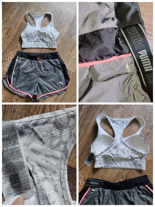 Лот 8шт.спортивного одягу Guess,Puma,Crivit пакет речей для фітнесу