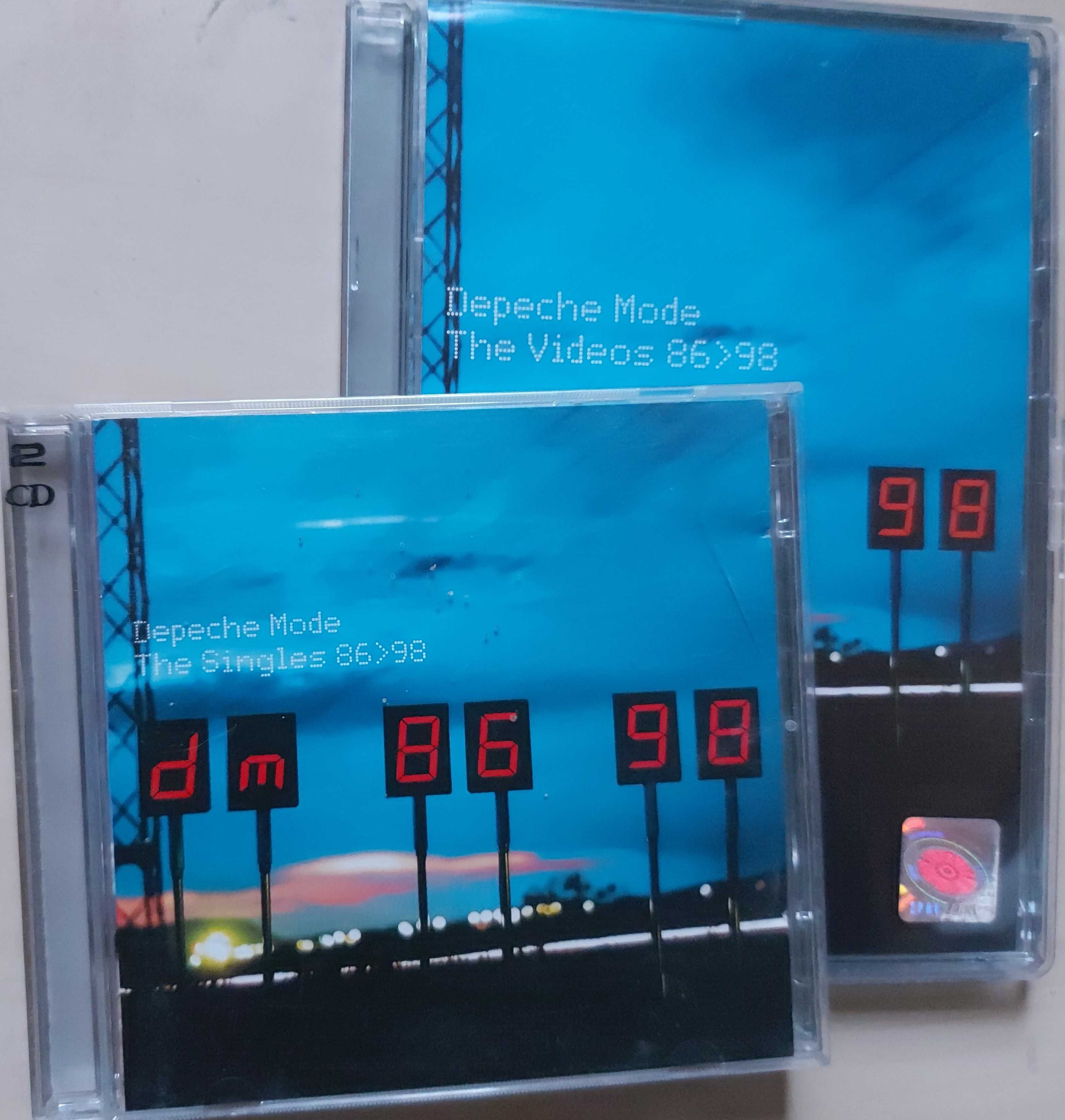 Depeche Mode zestaw CD The Singles 86>98 i DVD The Videos 86>98