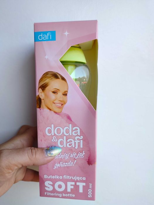 Butelka na Wodę Filtrująca Dafi Soft DODA 0,5 Pistacjowa z Filtrem