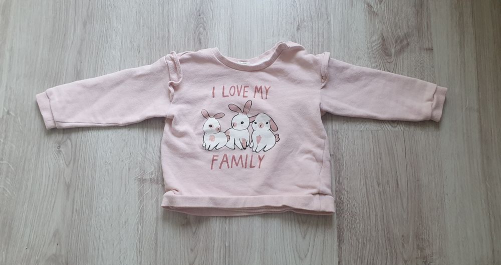 Bluza z króliczkami h&m