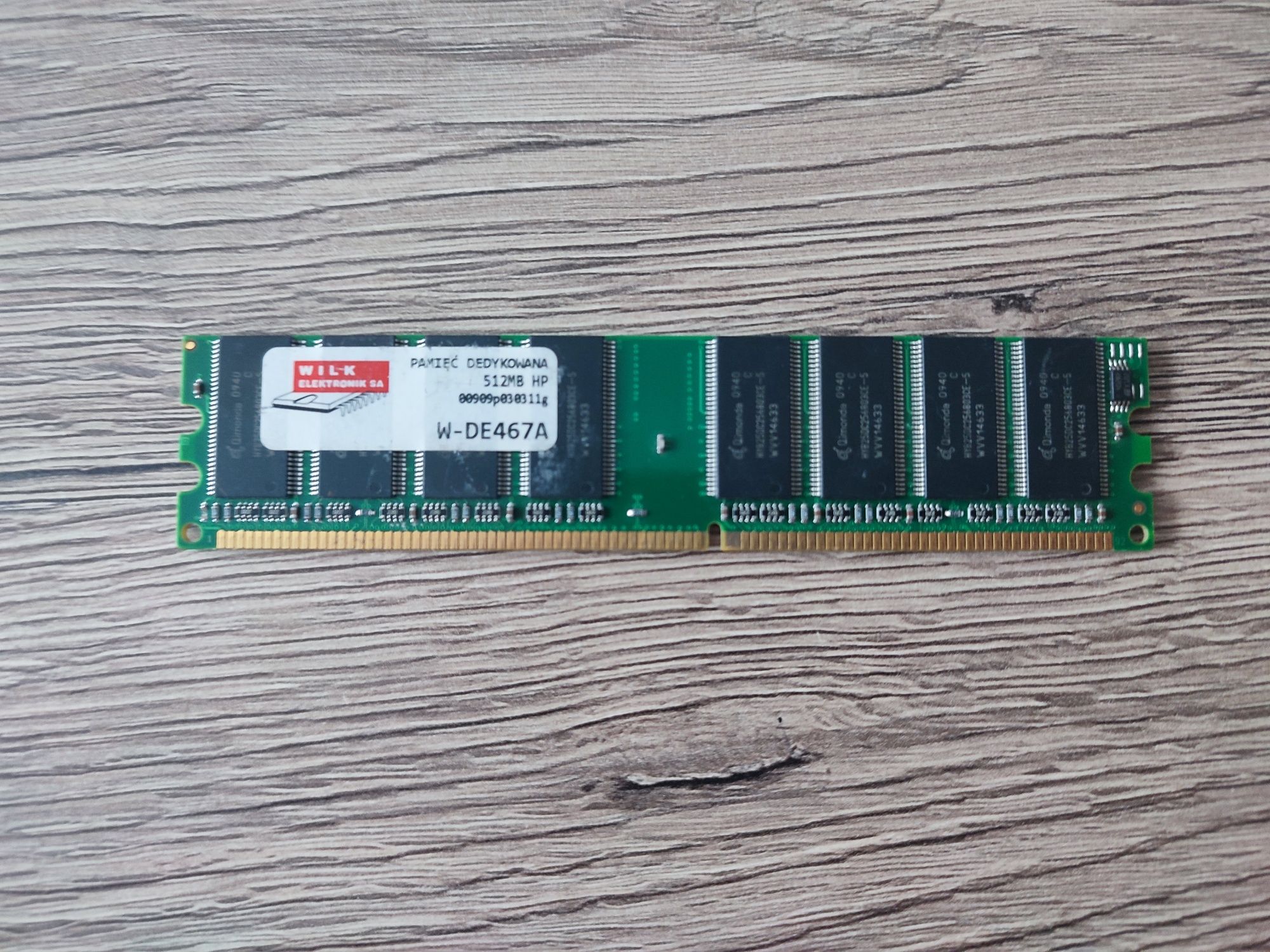 Pamięć DDR RAM 512 MB Qimonda