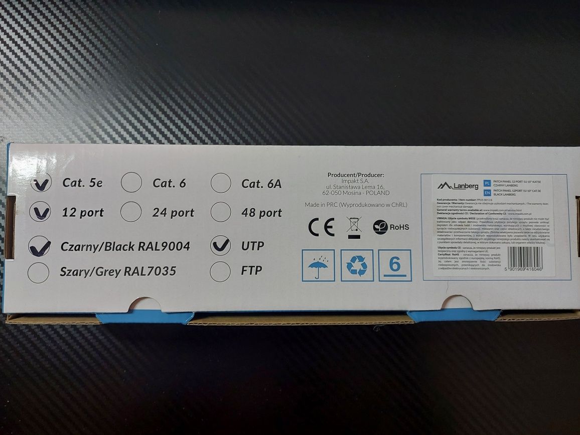 Patch panel lamberg