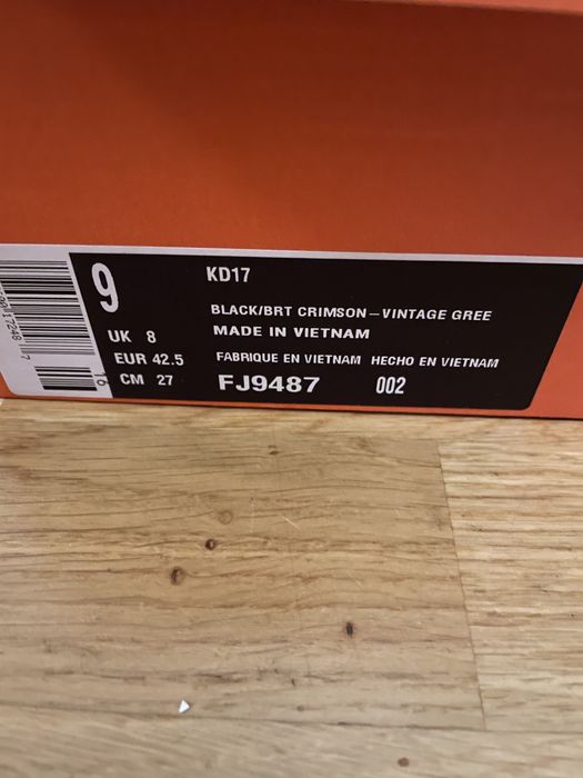 Nike KD17 - rozmiar 42,5 (27 cm)