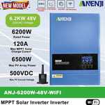 Гібрідний інвертор Anenji anj-6200-48v-wifi, 6,2 Квт, з модулем WI-FI