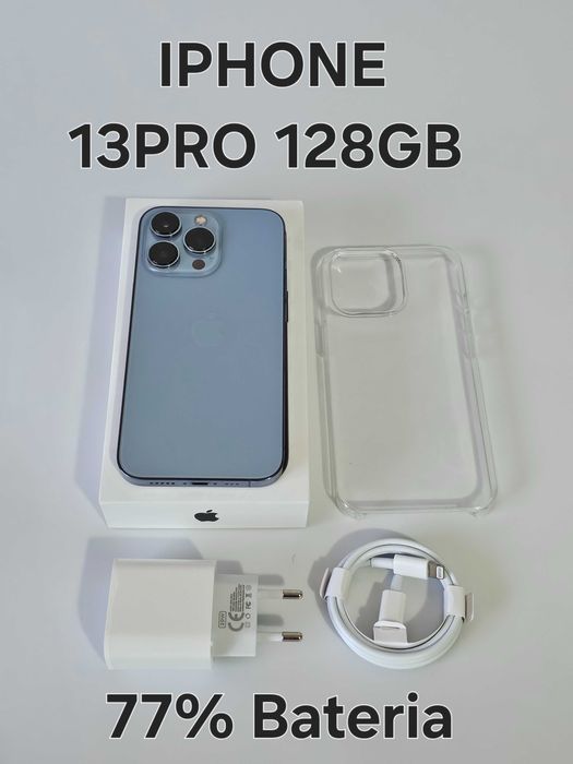 Iphone 13PRO 128GB. 77% Bateria. Excelente