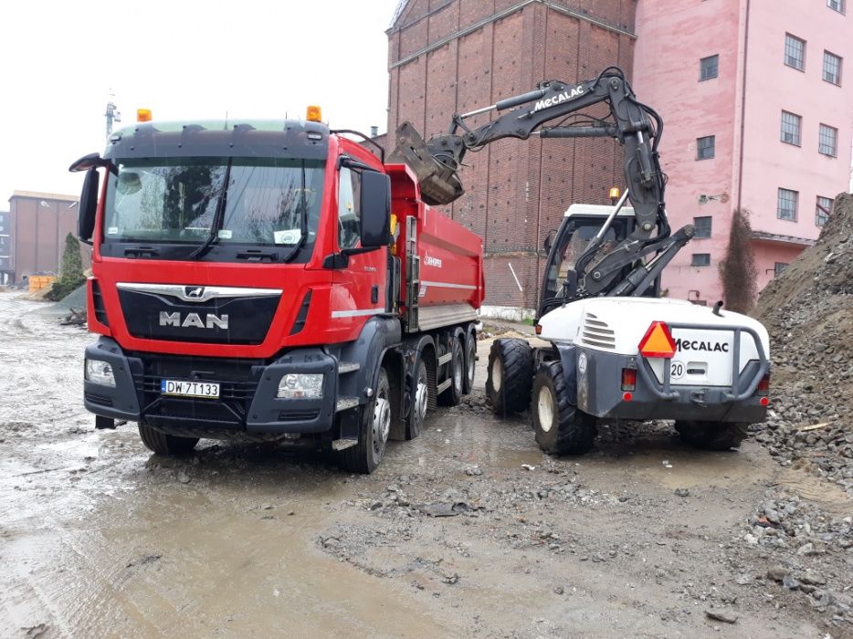 Transport i sprzedaż kruszyw Wrocław piasek żwir gruz ziemia ogrodowa