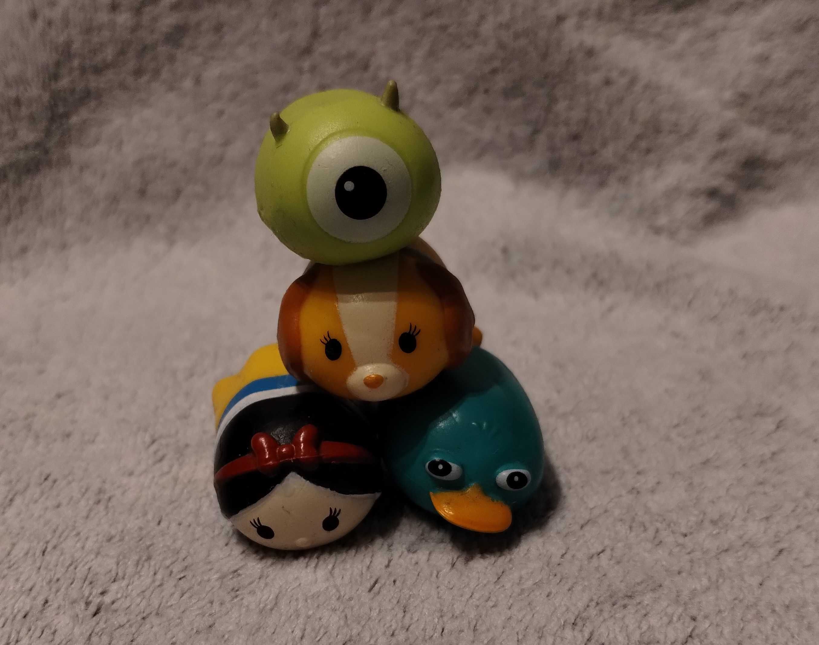 4 figurki Tsum Tsum z różnych bajek