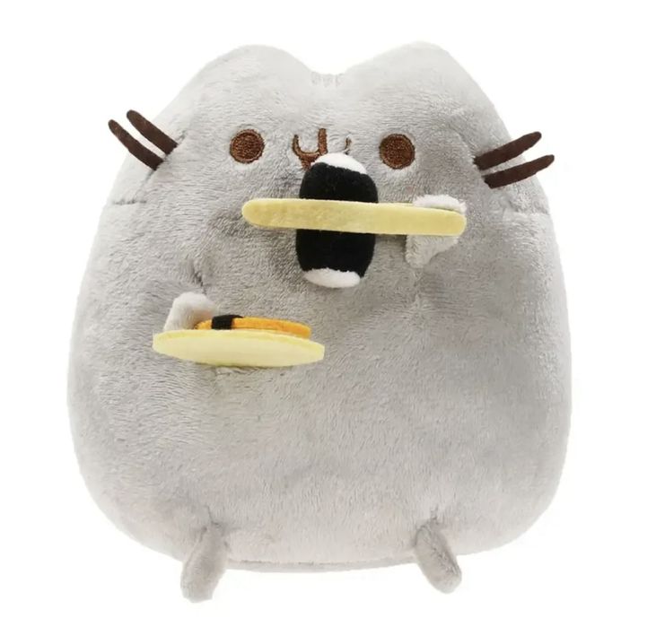 Мягкая игрушка Пушин  Pusheen cat с ролом 15 см