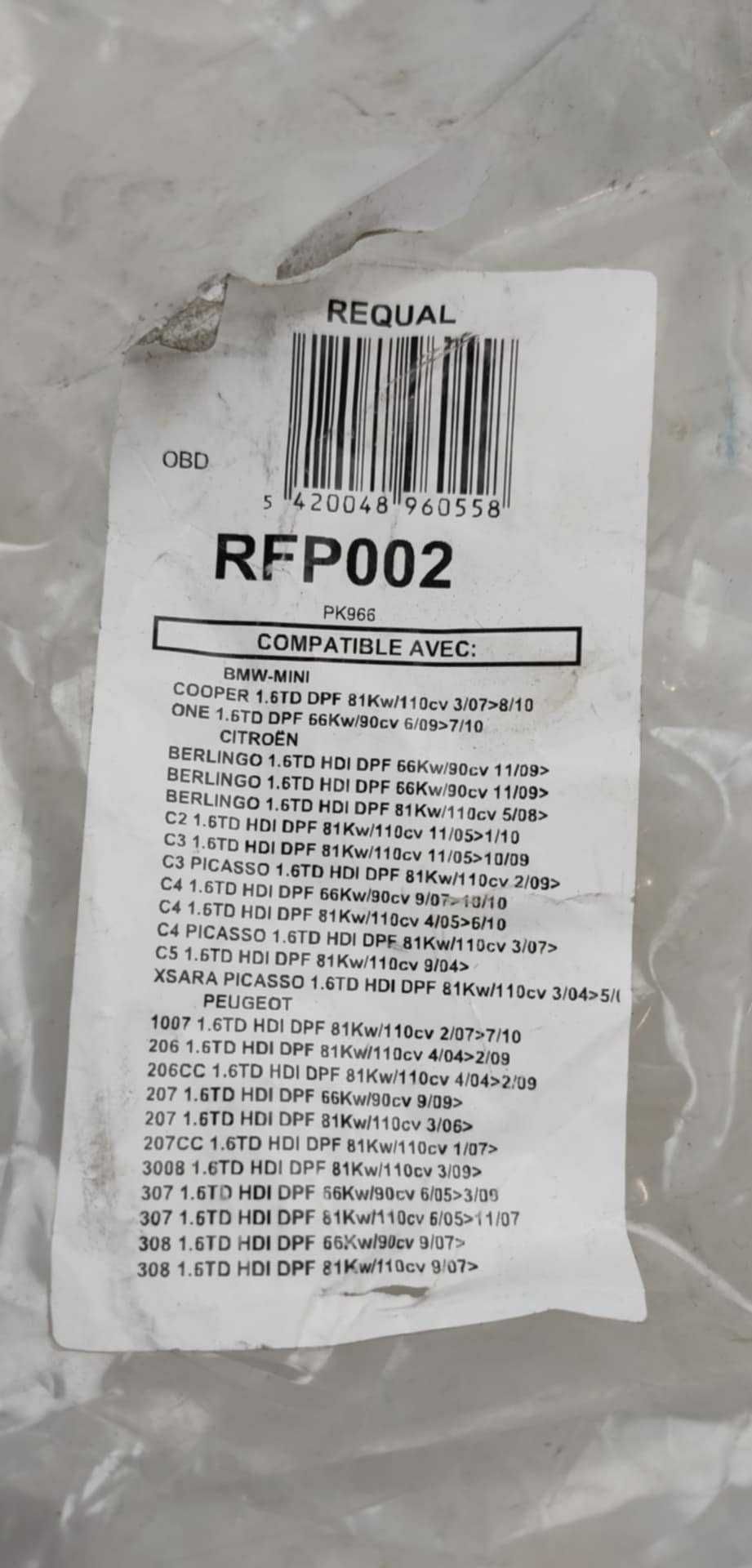 Filtr Cząsteczek stałych DPF c3 c4 xara 206 207CC 307 Requal RFP002