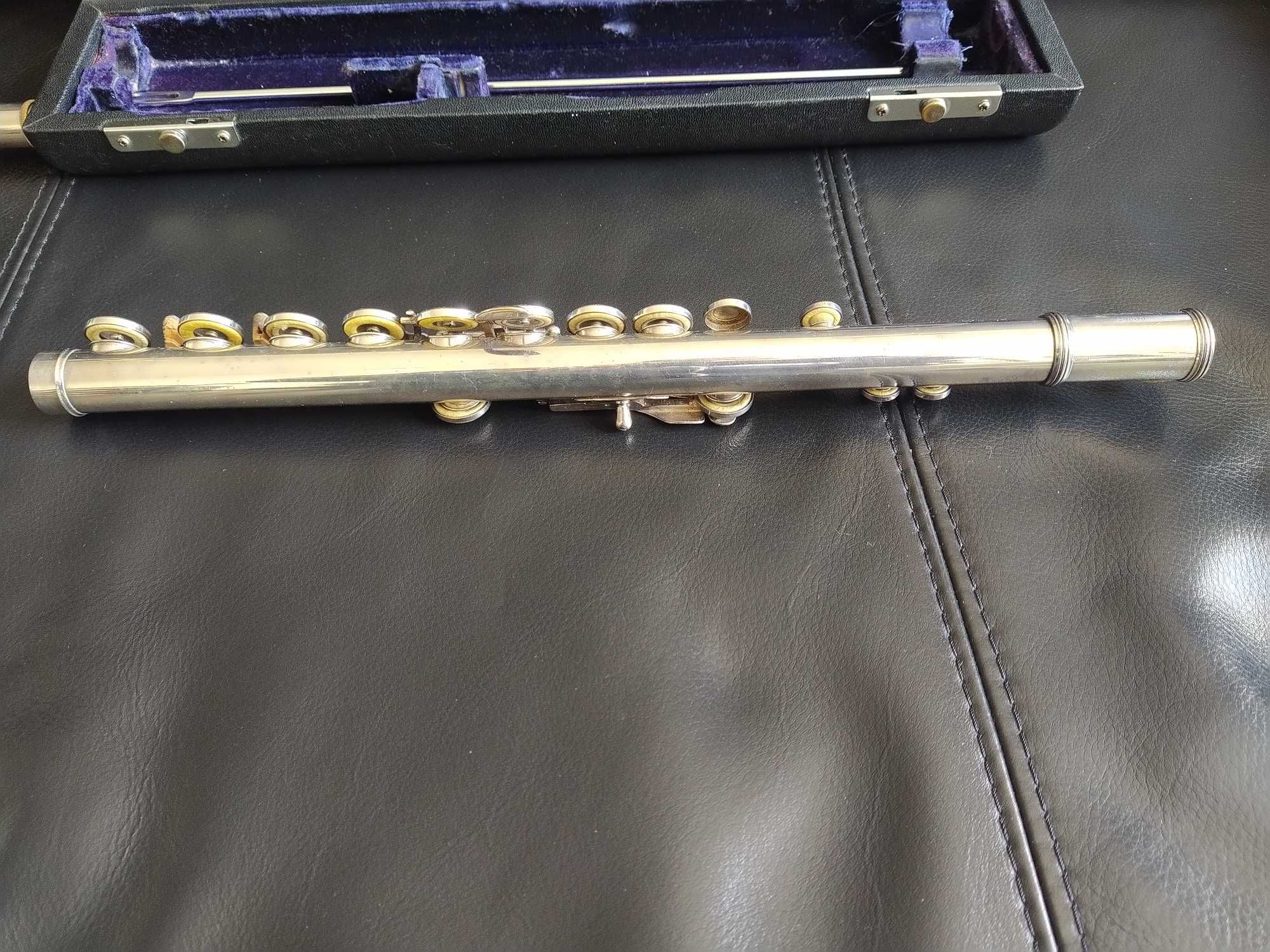 Flauta transversal vintage Roland Meinl. Alemanha