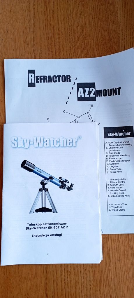 Teleskop astronomiczny Sky-Watcher SK 607 AZ2