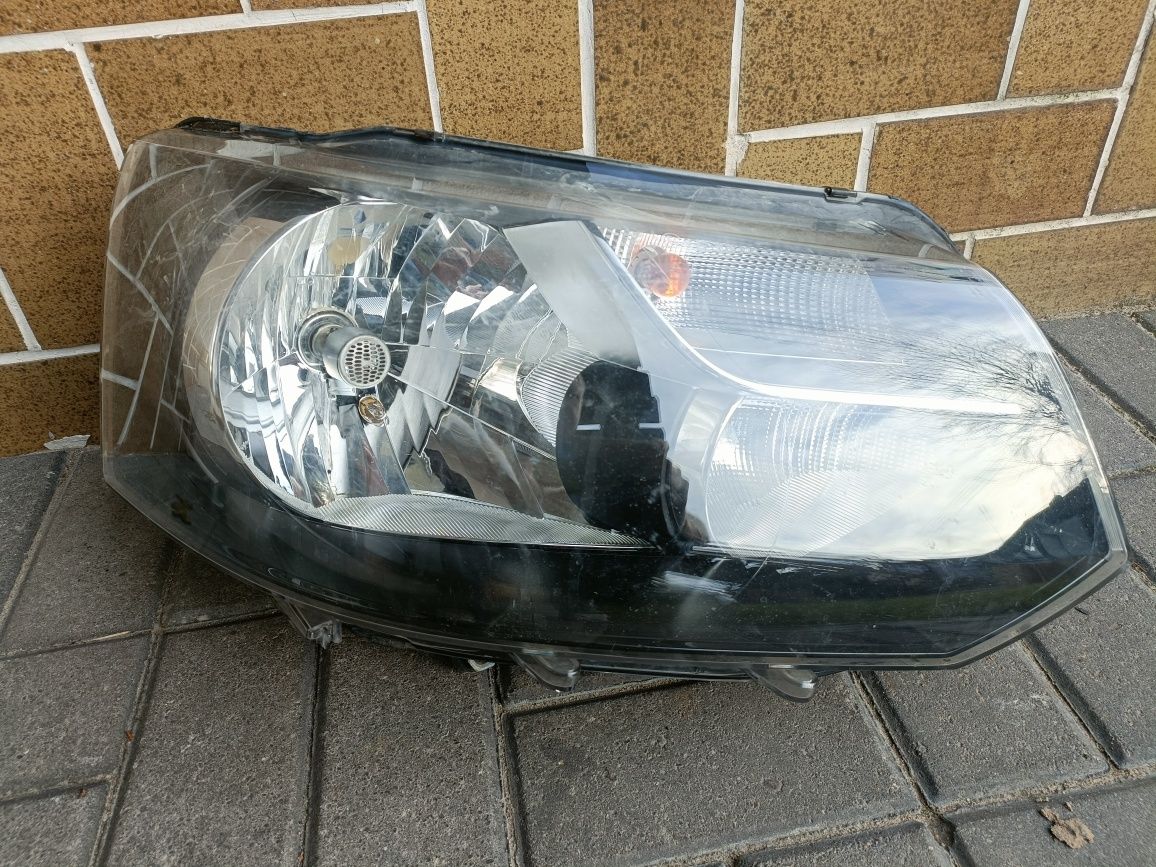 VW t5 lift lampa przód przednia prawa Europa 7e1