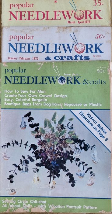 NeedleWork & Crafts revista americana de lavores muito antiga