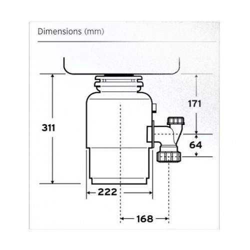 Подрібнювач In-Sink-Erator Evolution 150