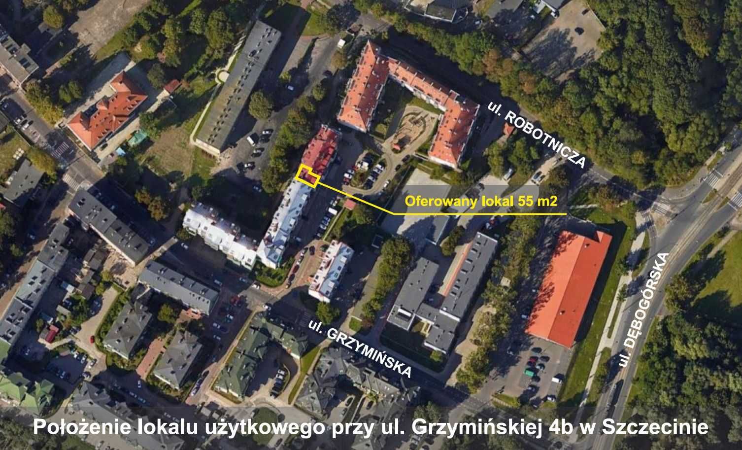 Sprzedam lokal 55 m2. Szczecin, ul. Grzymińska.