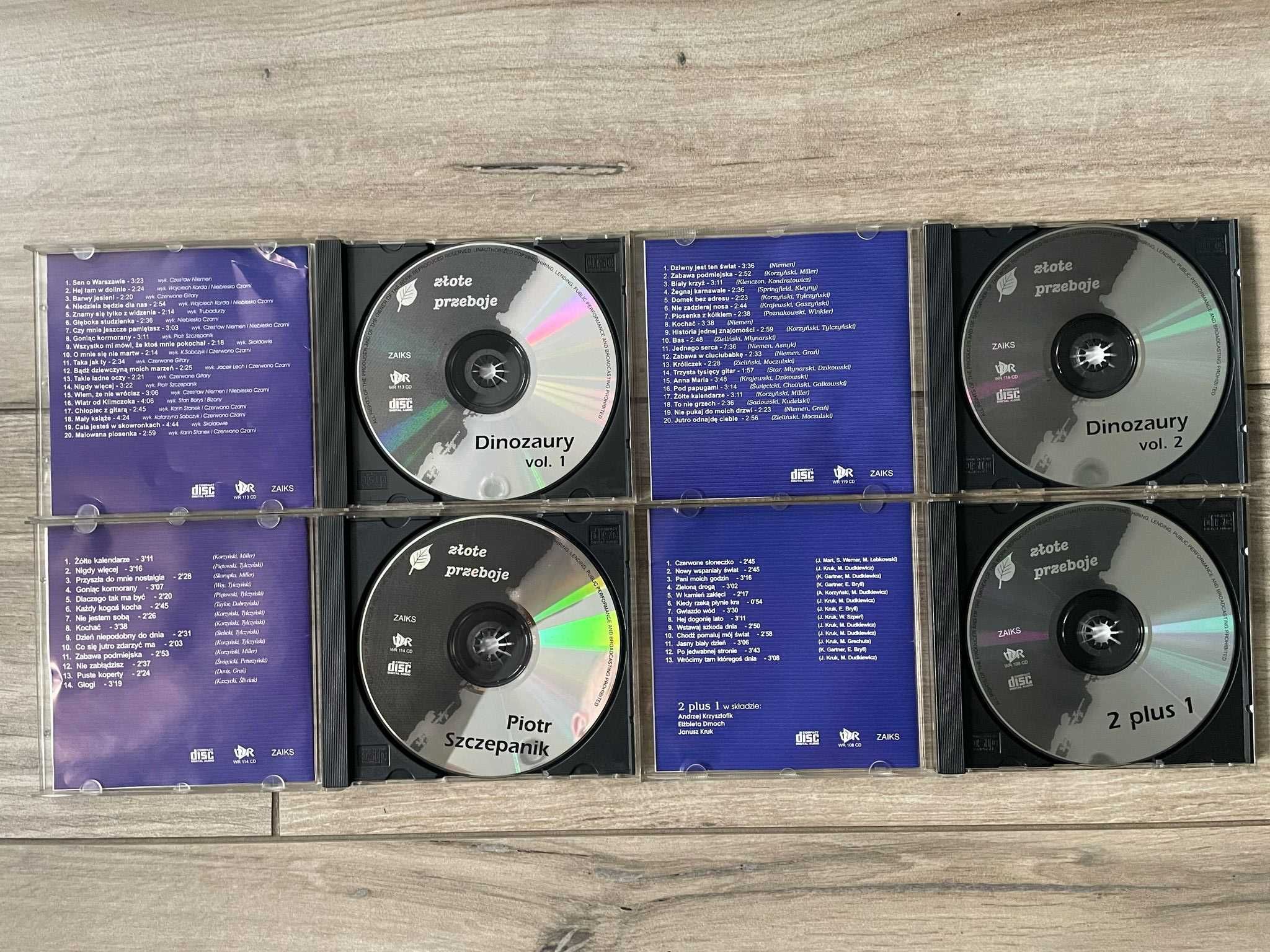 Zestaw płyt CD złote przeboje