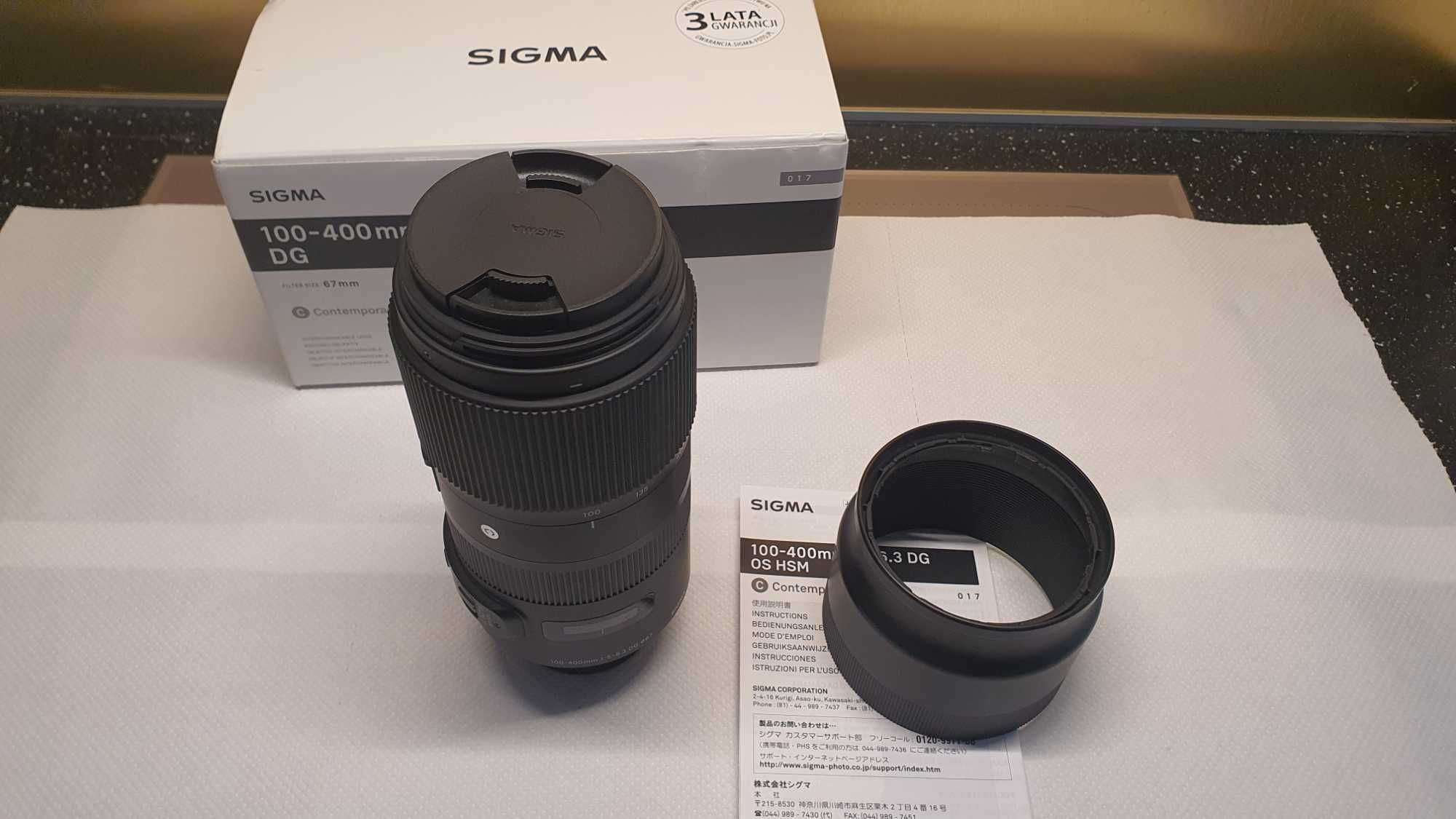 Sigma 100-400mm f/5-6.3 DG for Nikon