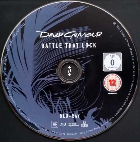 GILMOUR DAVID     cd & blu-ray  Rattle That Lock       legenda