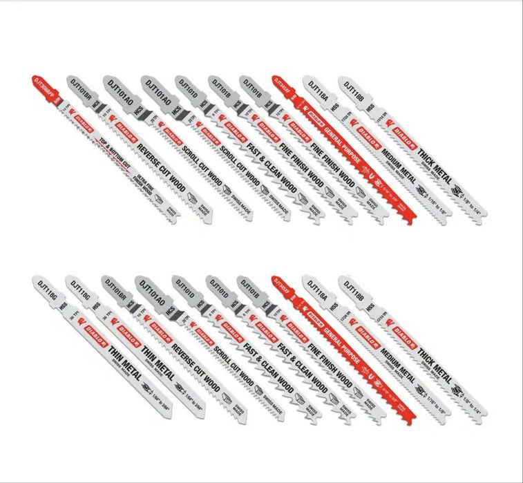 Набір лез Diablo для лобзика. (DJT10S та DJT20S).