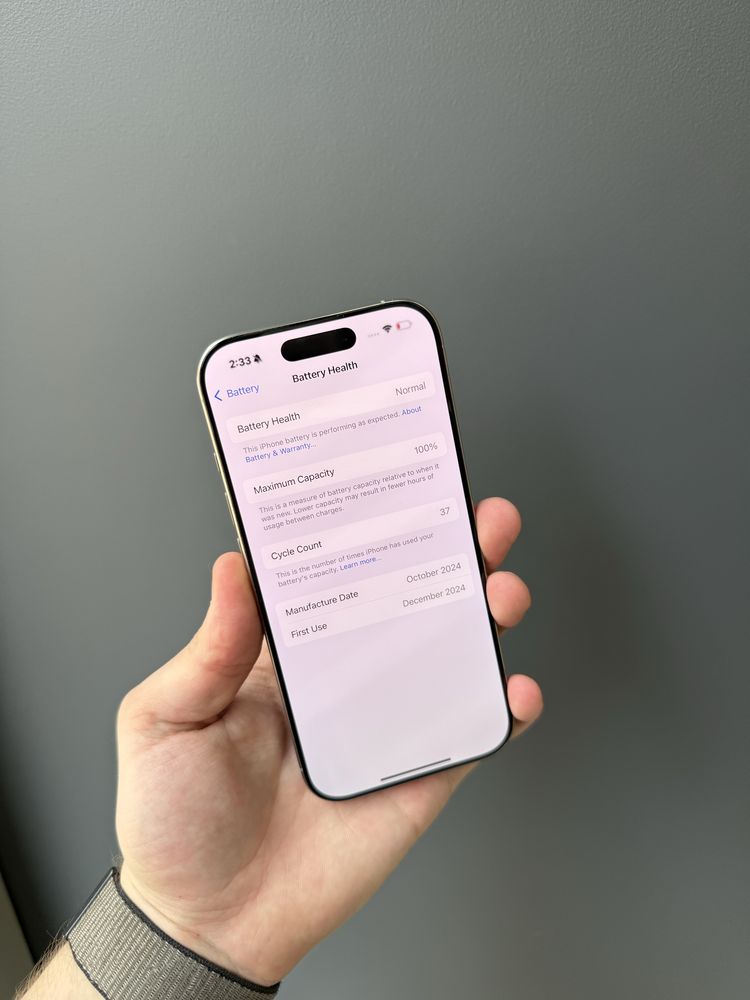 Б/у iPhone 16 Pro 256Gb Natural