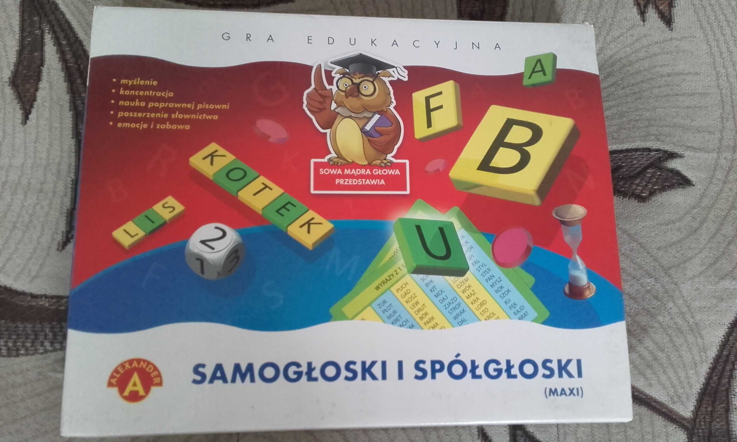 Gra Edukacyjna Samogłoski i spółgłoski