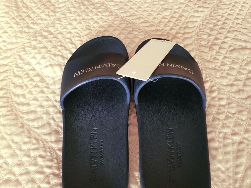 Calvin klein pool slides chinelos 33 novos