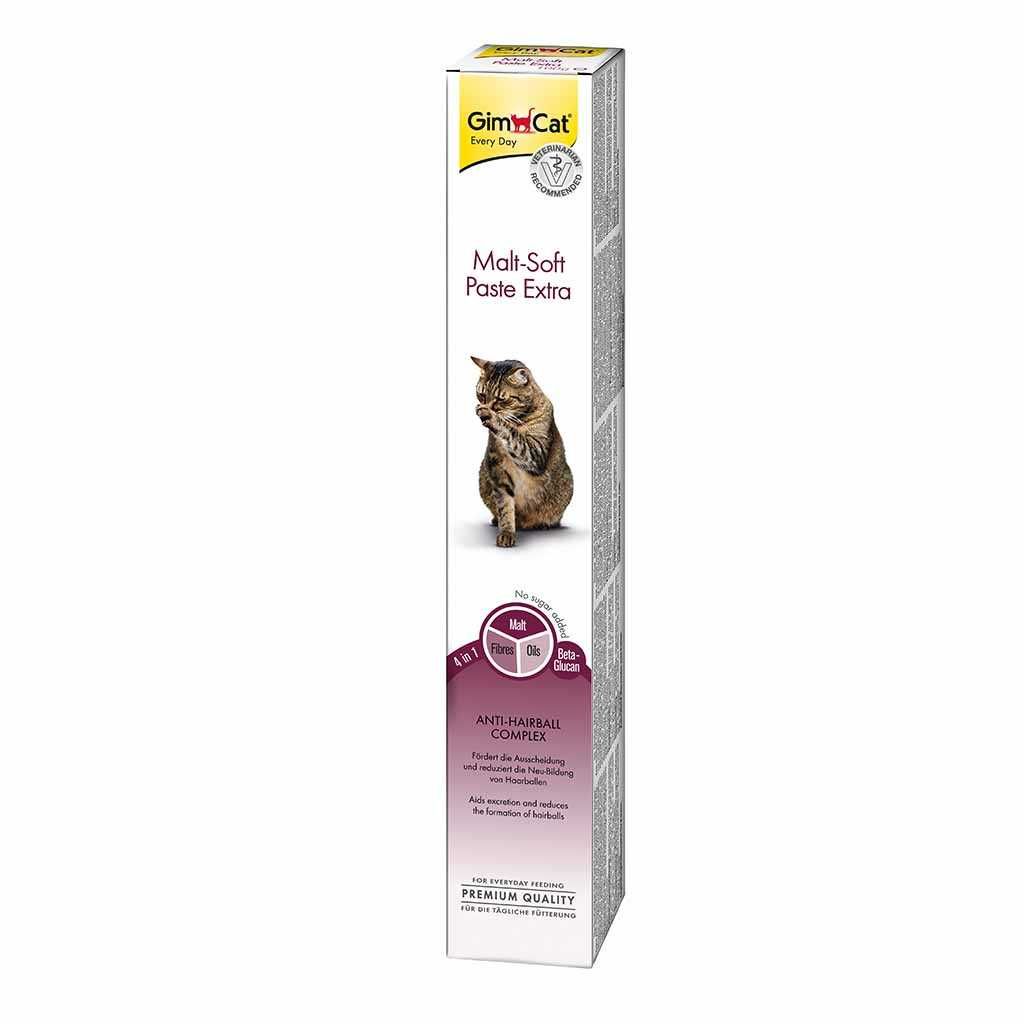 Паста для вывода шерсти для кошек Gimcat Malt Soft Paste Extra 200 гр.