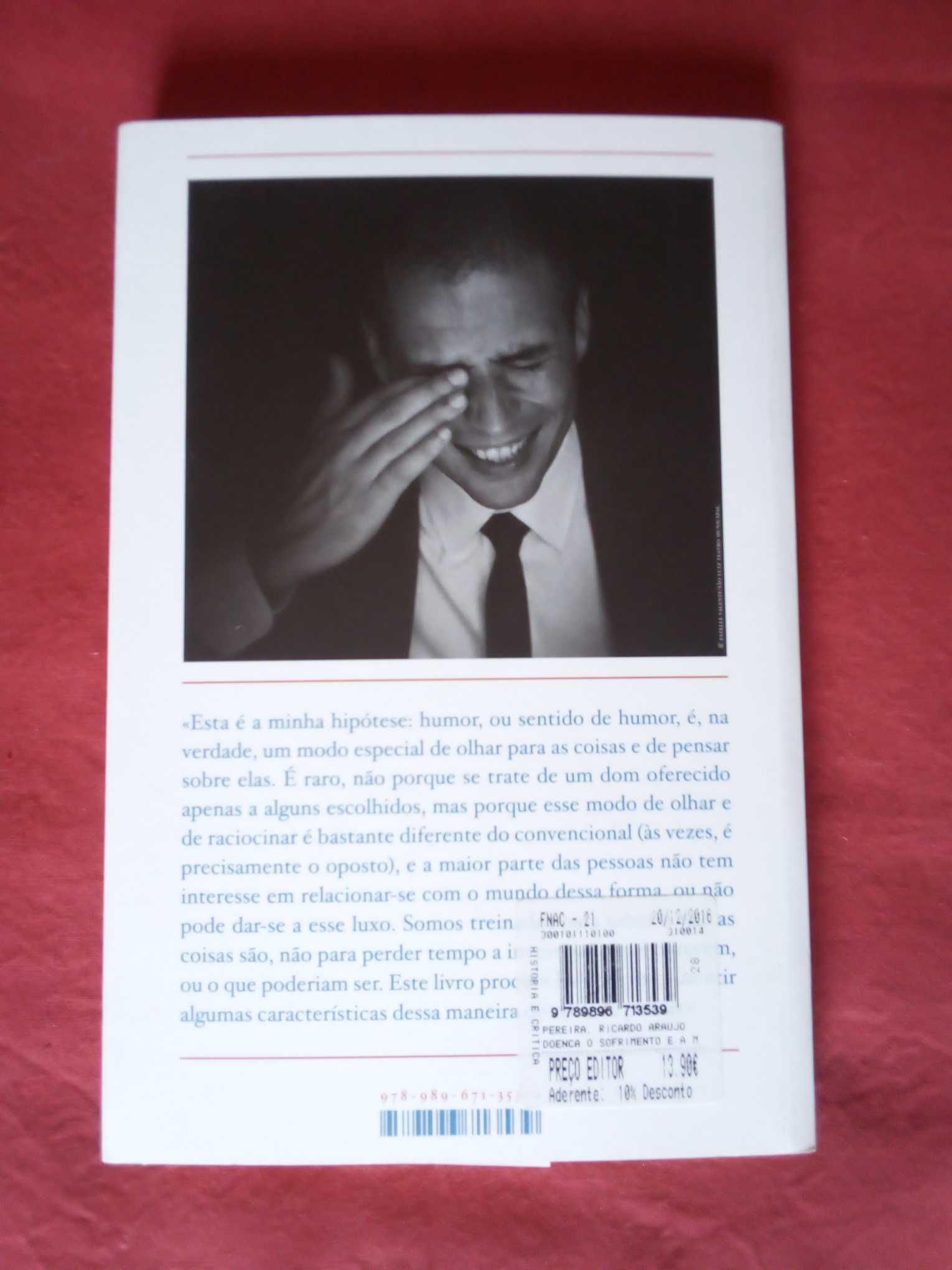 Livro  "A doença, o sofrimento e a morte entram num bar", de Ricardo