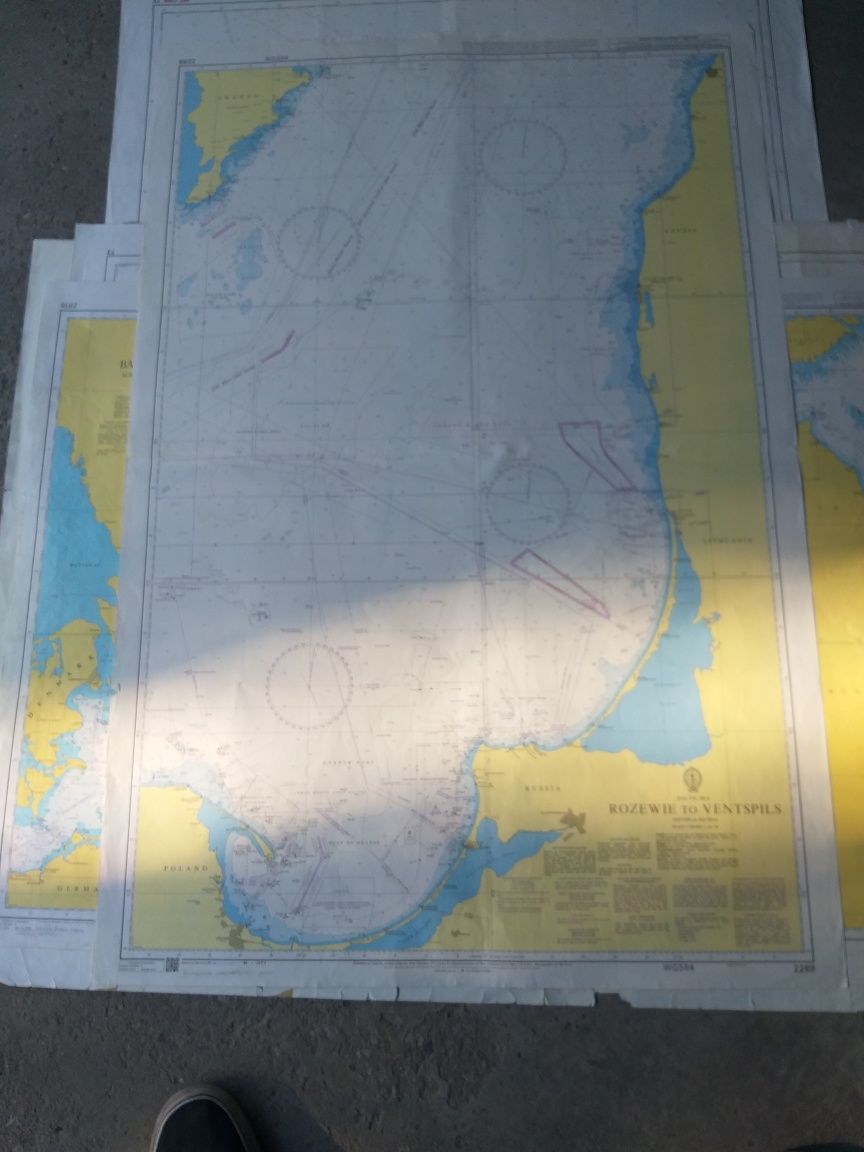 Mapa morska BA uzywane
