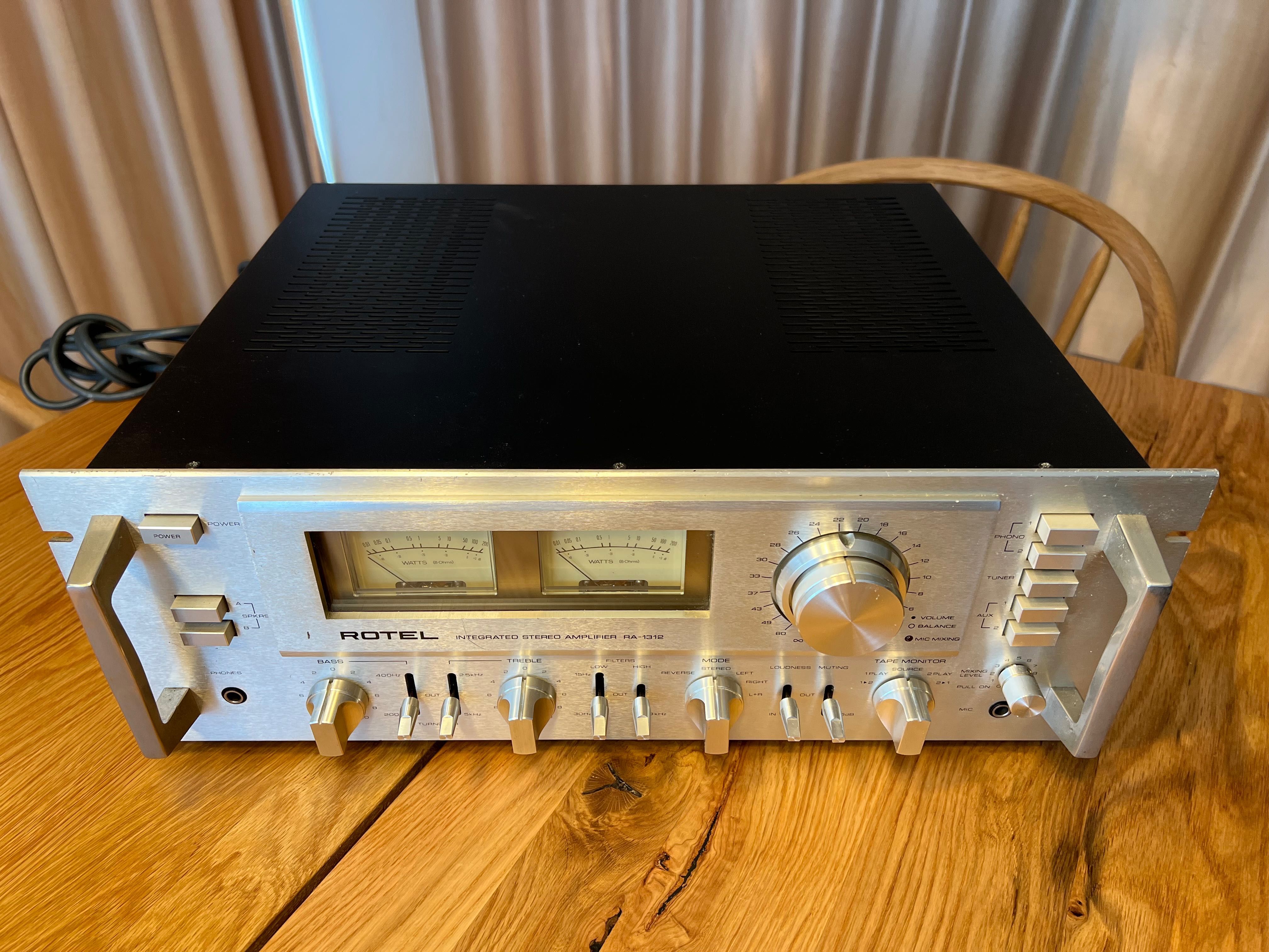 wzmacniacz ROTEL RA-1312, klasyk vintage