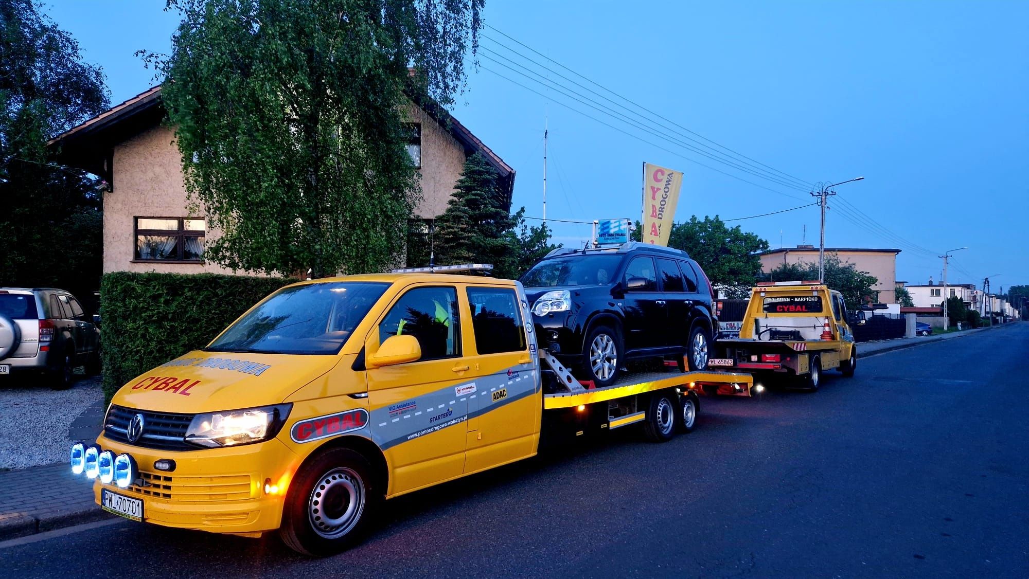 Pomoc drogowa TIR Holownik dzwig 24/7 A2  S3 S5 Mobilny Serwis opon