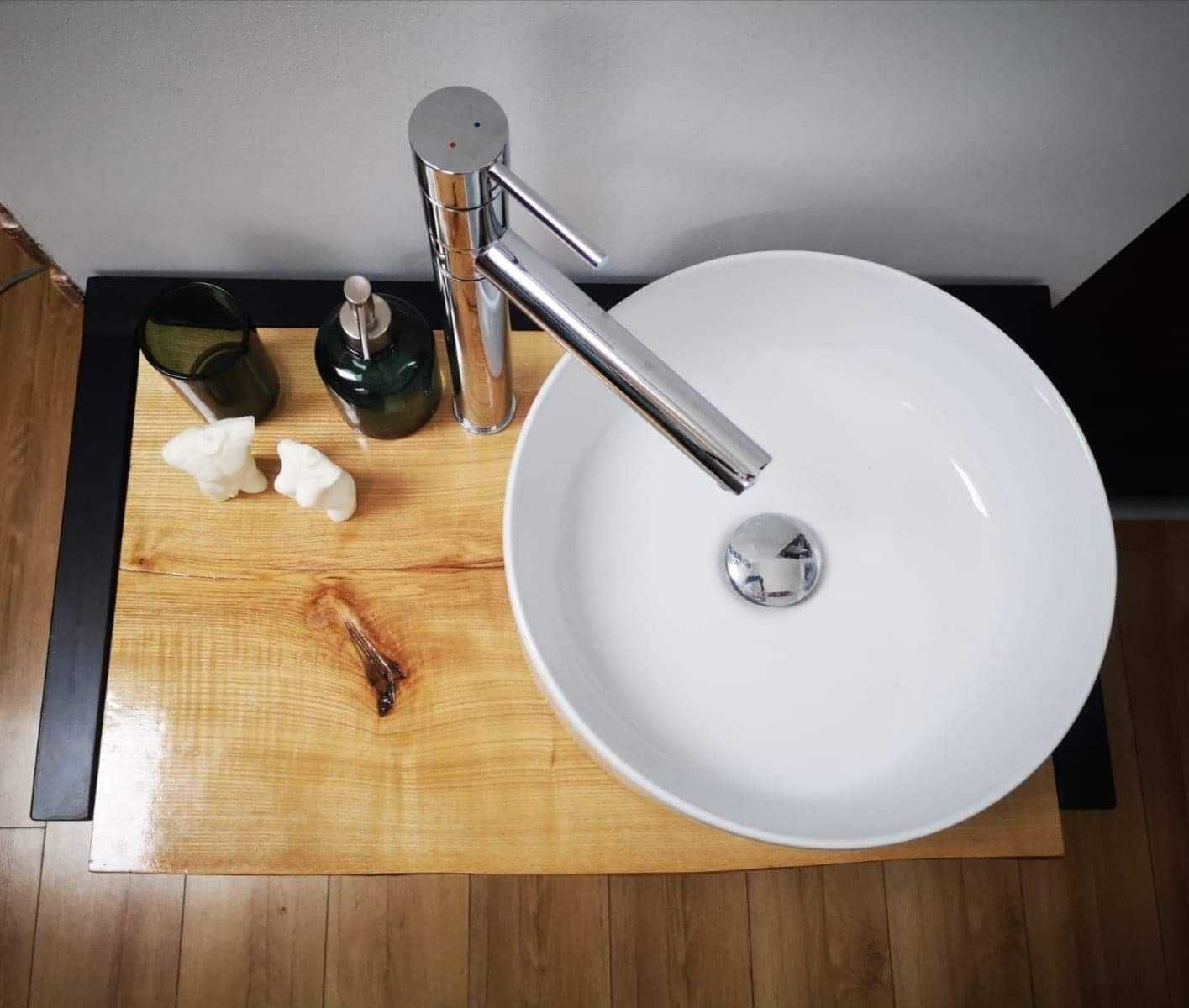 Szafka pod umywalkę i nie tylko loft konsola lite drewno