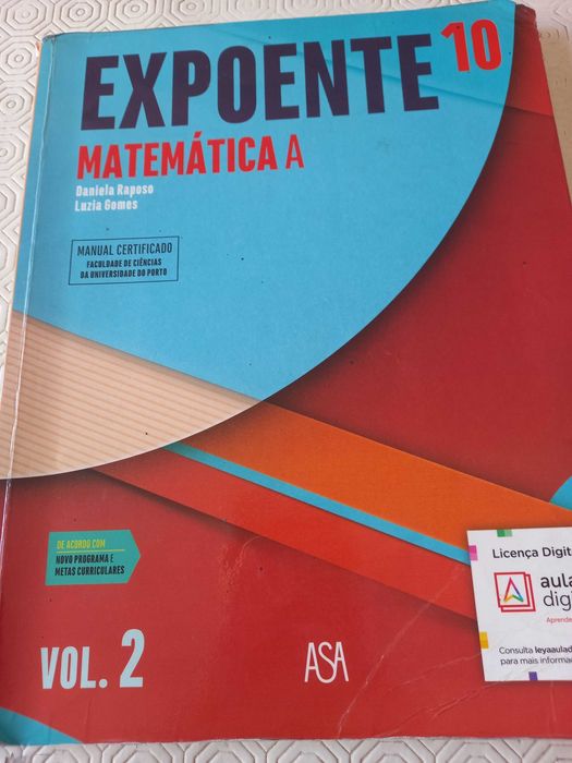 Manual matemática Expoente 10 volume 1,2