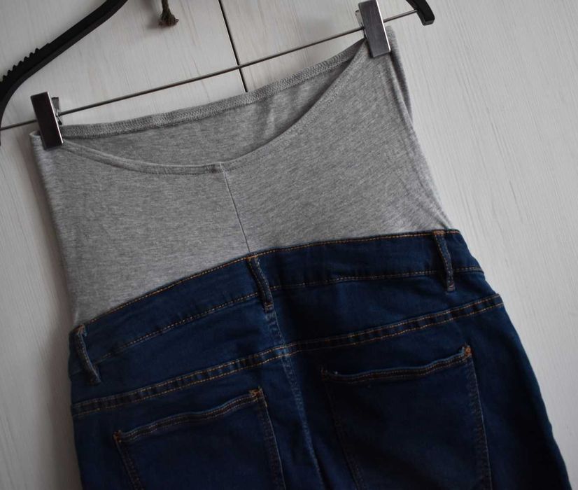 Spodenki szorty S 36 ciążowe dżinsowe jeansowe krótkie wygodne bawełna