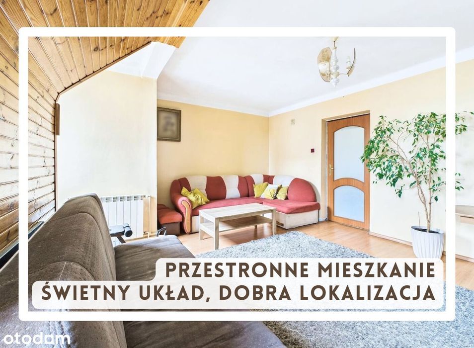 2 duże pokoje i oddzielna kuchnia w centrum Garwolina mieszkanie 64m2