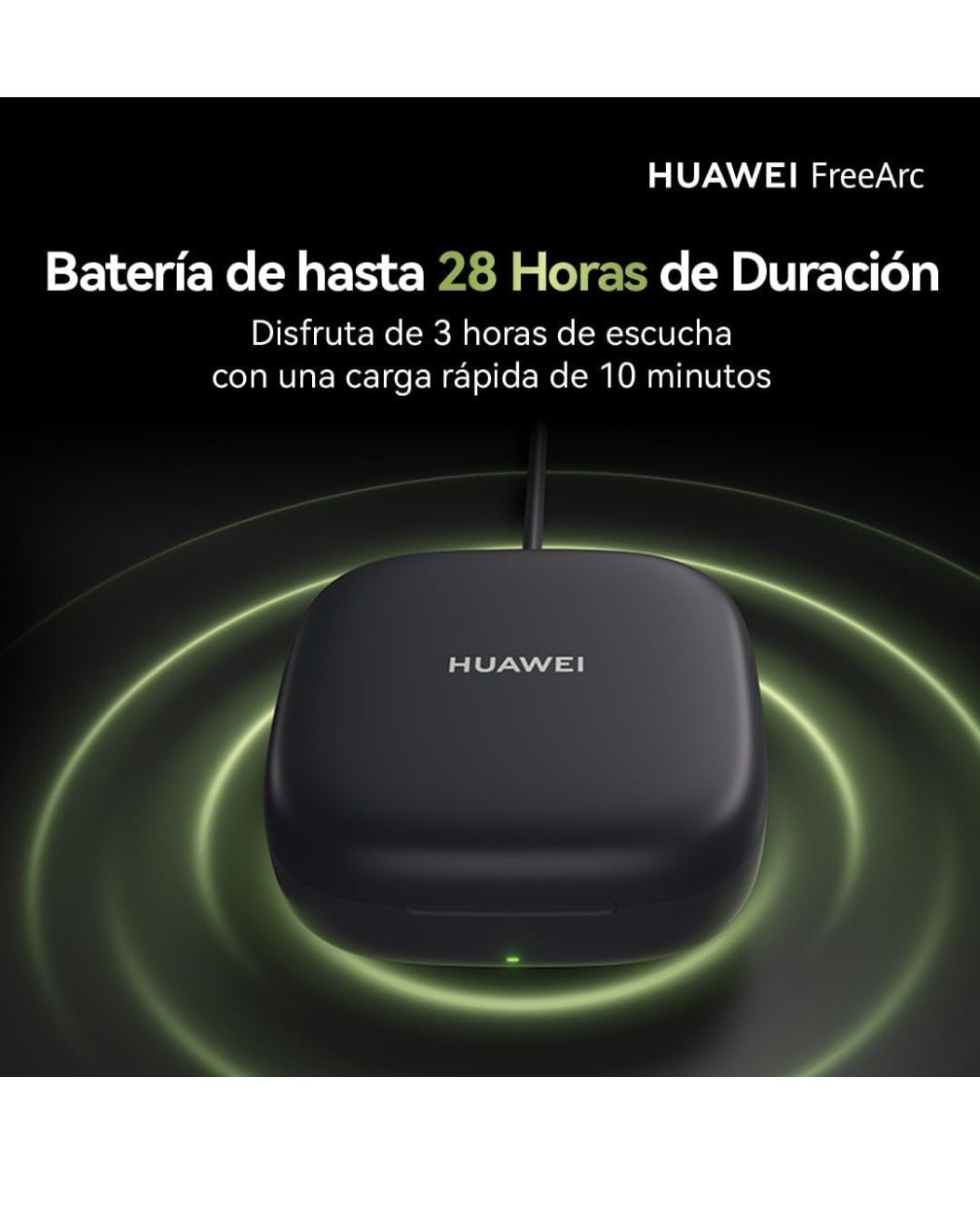 Huawei Freebuds Free Arc Novos e selados na caixa - Branco e Preto