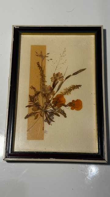 Obrazek z suszonymi kwiatami 22 x 15 cm