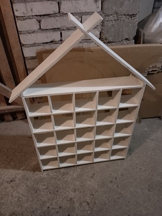 Półka wisząca ozdobna Biała