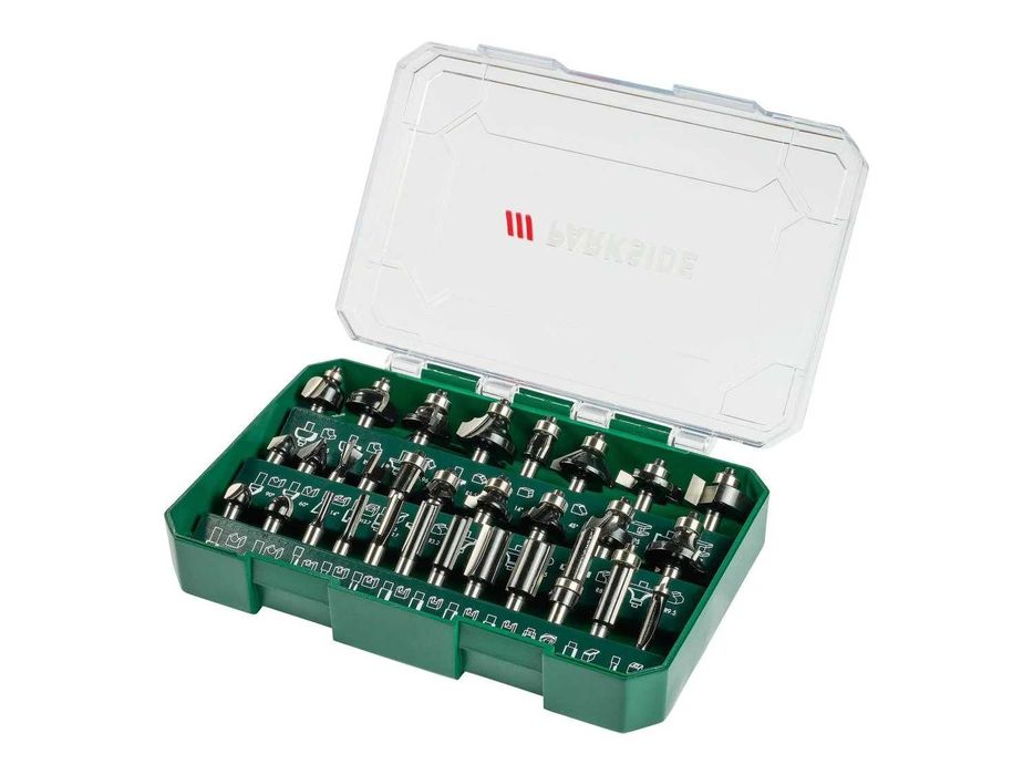 Zestaw frezów parkside 8mm