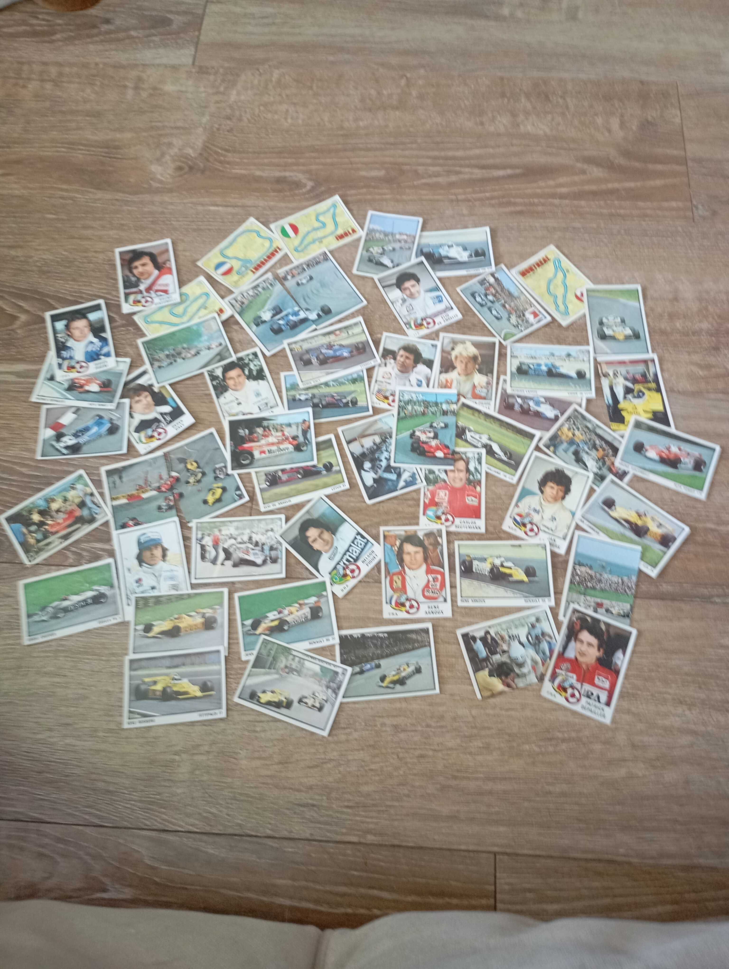 Cromos coleção PANINI formula 1 anos 80