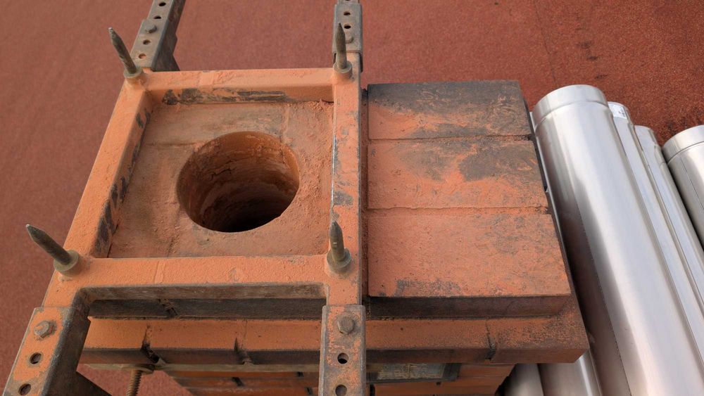 Rozwiercanie frezowanie kominów diamentowo-montaż wkładów kominowych.