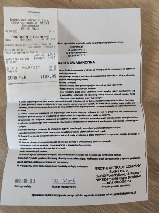 Samsung Galaxy Watch 4 Classic Stainless 42mm Black LTE