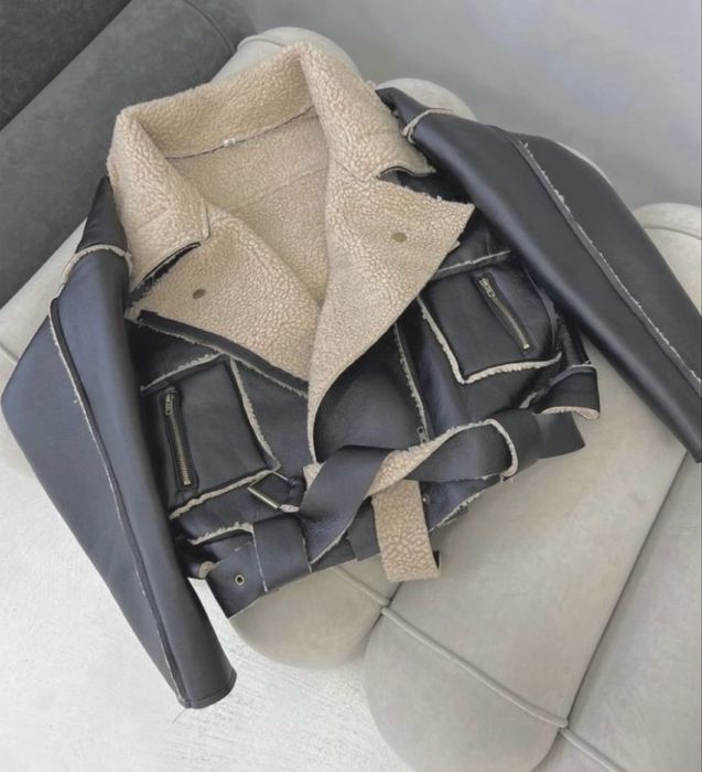 Kurtka zimowa kożuch. nowa