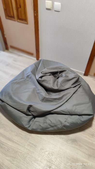 ,,Кресло мешок сірого кольору